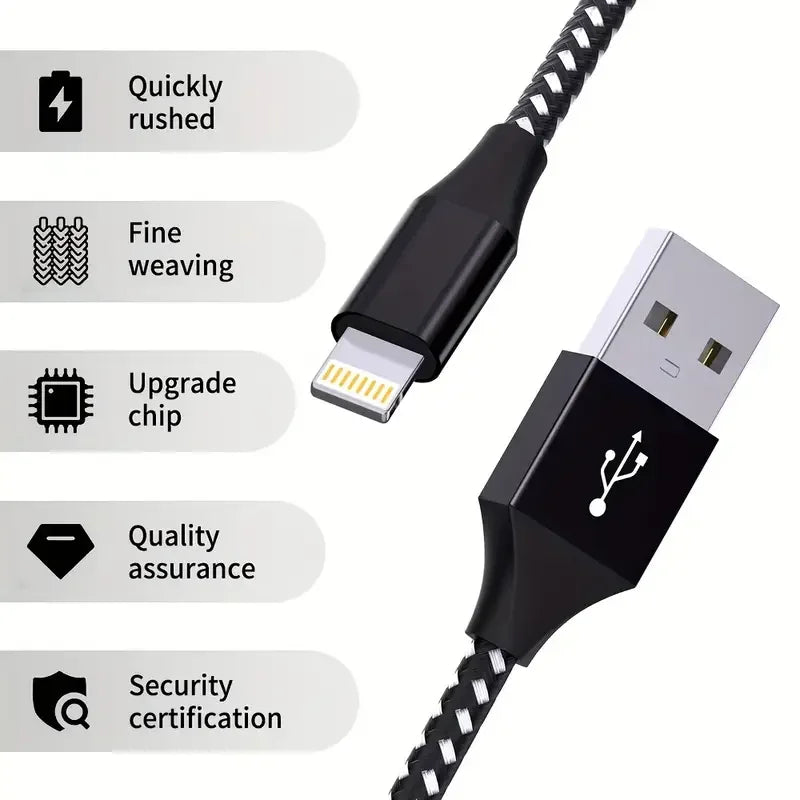 TitanLink Braided Lightning Fast-Charge Cable