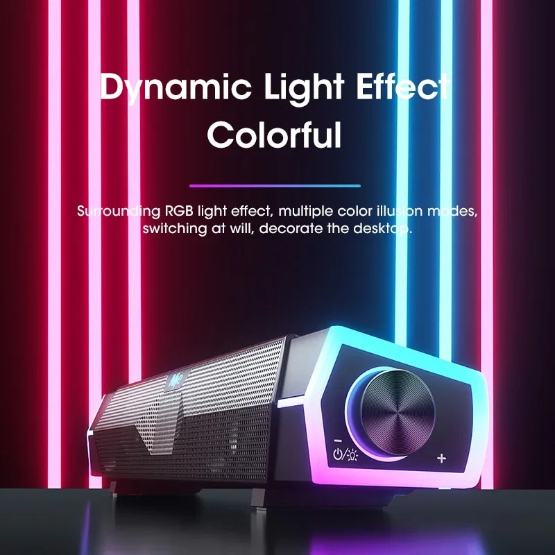 SonicGlow RGB Gaming Soundbar