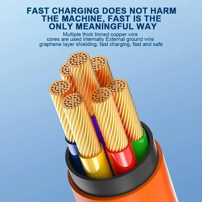 VoltFlex 120W Rotating Fast-Charge Cable