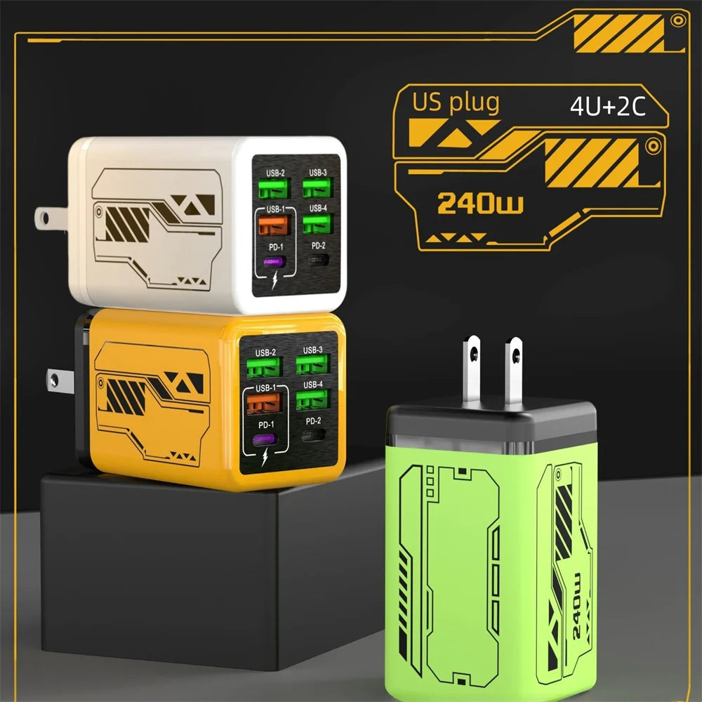 PowerHub 240W Multi-Port Fast Charger