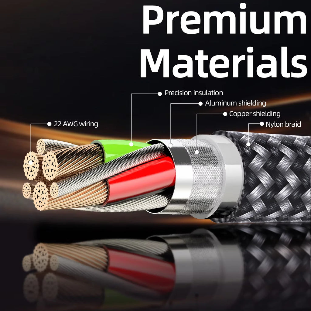 TitanLink Braided Lightning Fast-Charge Cable