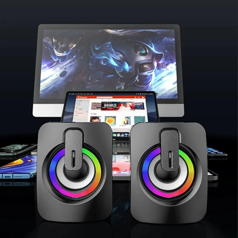 SonicGlow RGB Desktop Speakers