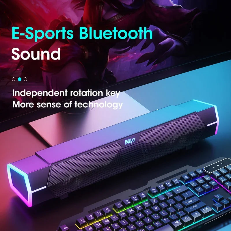 SonicGlow RGB Gaming Soundbar
